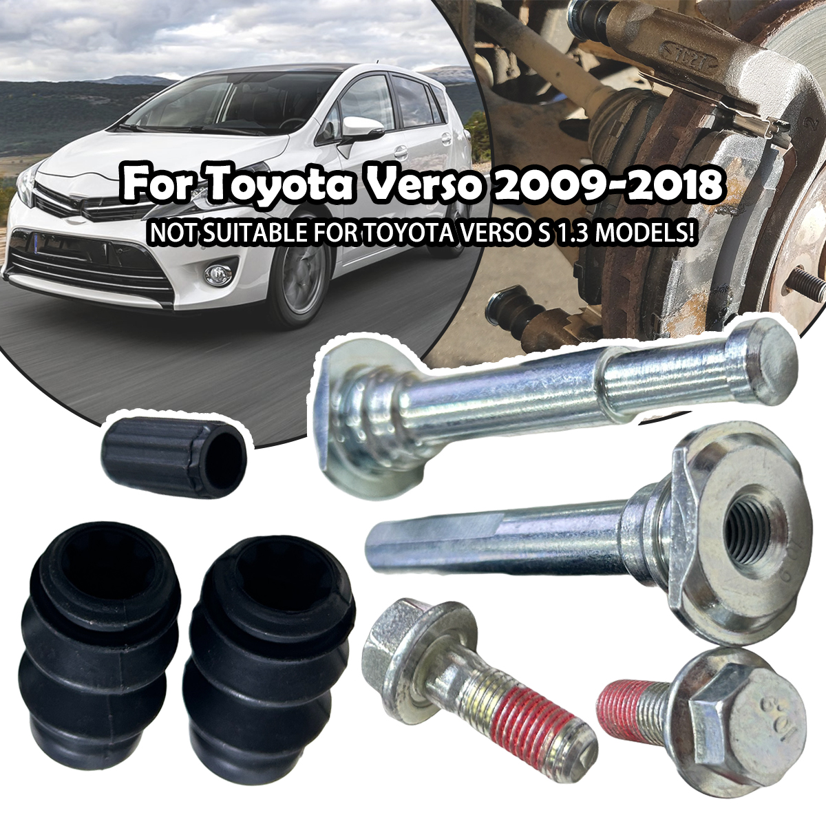 Gliding Disc Slider - For Toyota Verso 09-2018 Front Brake