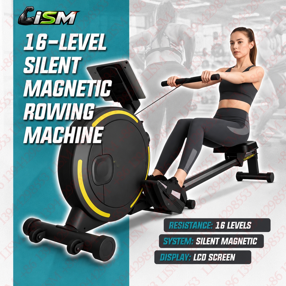Home Gym Rowing Machine - Silent Magnetic Rowing Machine 265LB Capacity