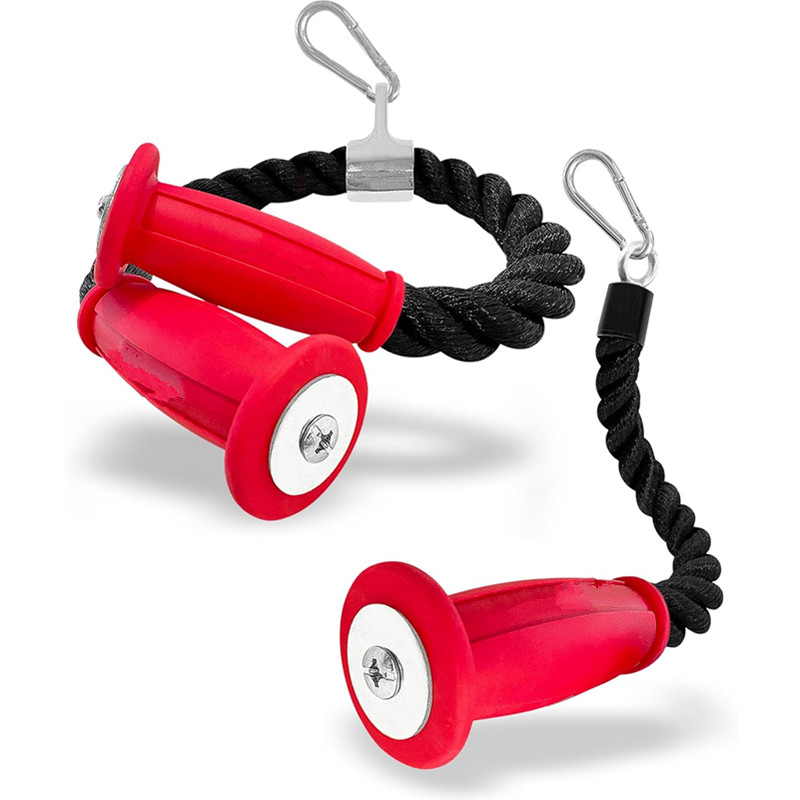 Home Gym Technogym - Ergonomic Tricep Ropes Non-Slip Cable Attachment