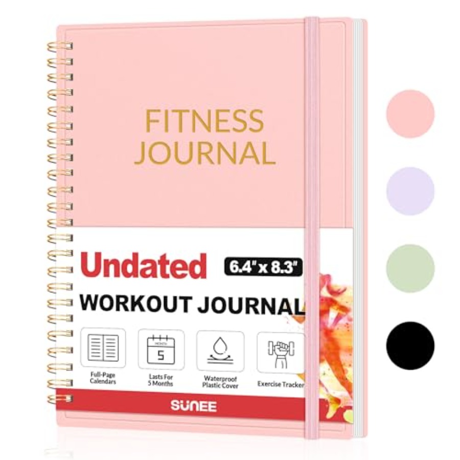 Home Gym Essentials - Fitness Journal Workout Planner for Women