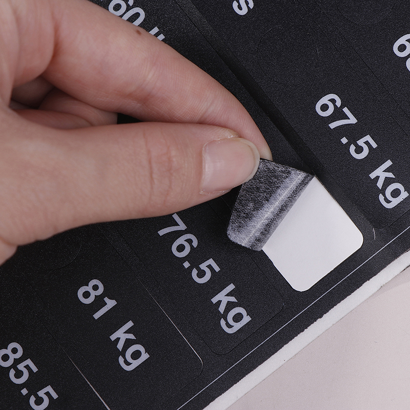 Home Gym Equipment Diy - Weight Stack Labels 4.5kg To 150kg