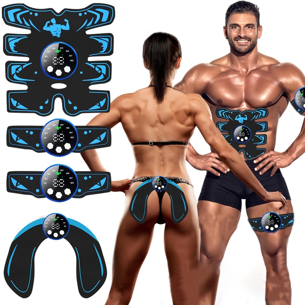 Home Gym Essentials - Portable EMS Abdominal Trainer Muscle Stimulator