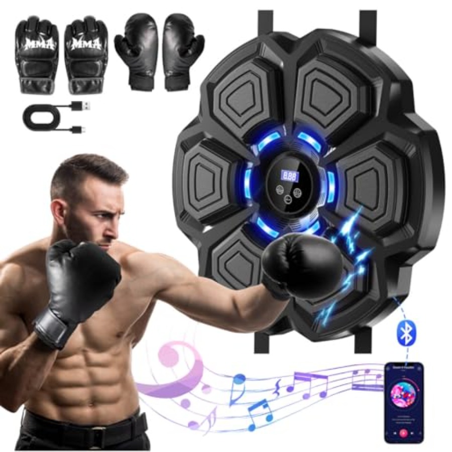 Home Gym Wall Mounted - 2026 Music Boxing Machine Upgrade -