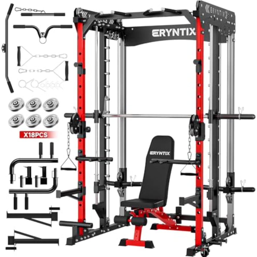 Smith Machine 2600 LBS Capacit - Home Gym One Machine avaliação e preço