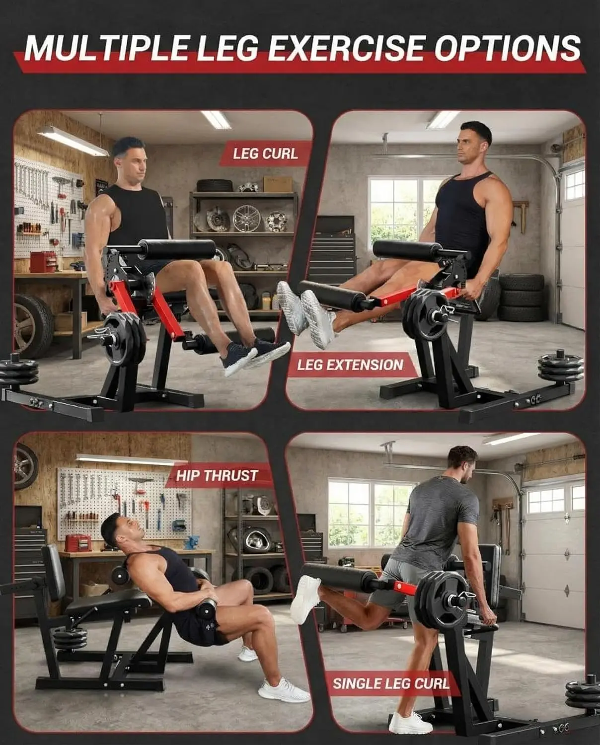 Professional Leg Extension & C - Home Gym Leg Extension Machine avaliação e preço