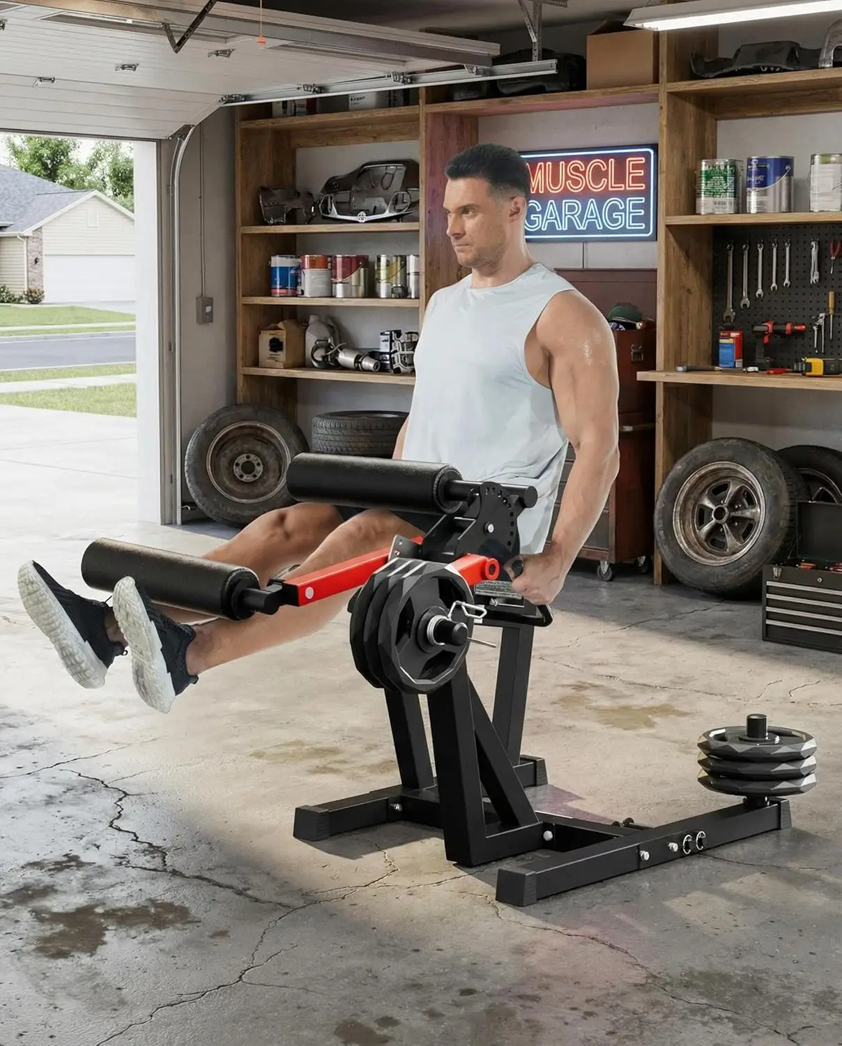 Professional Leg Extension & C - Home Gym Leg Extension Machine avaliação e preço
