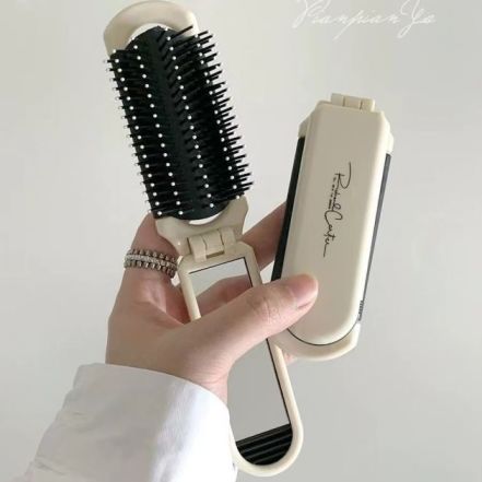 Portable Folding Hair Brush wi - Home Gym Essentials avaliação e preço