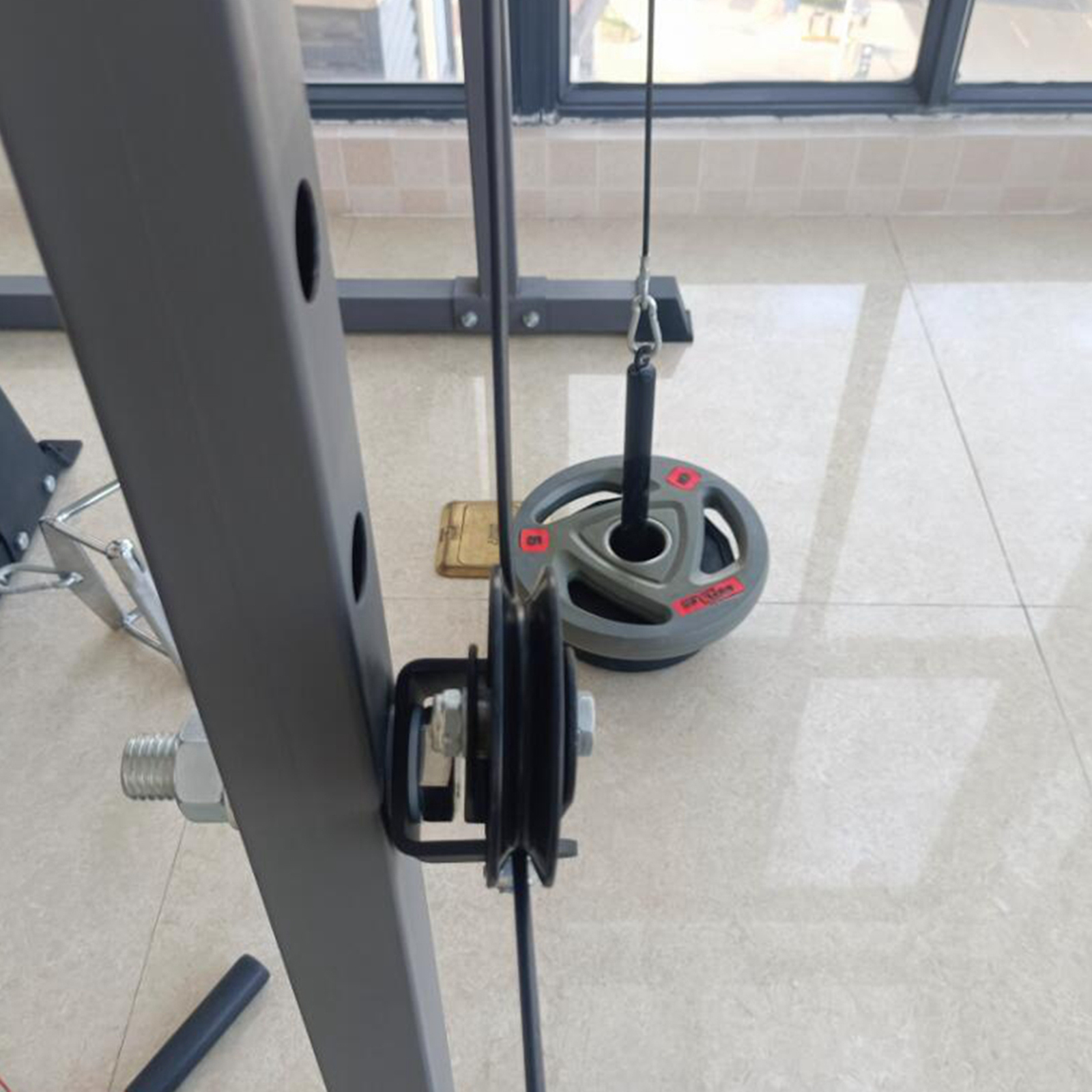 Gym Pulley Block Fixed Pulley  - Home Gym Equipment Diy avaliação e preço