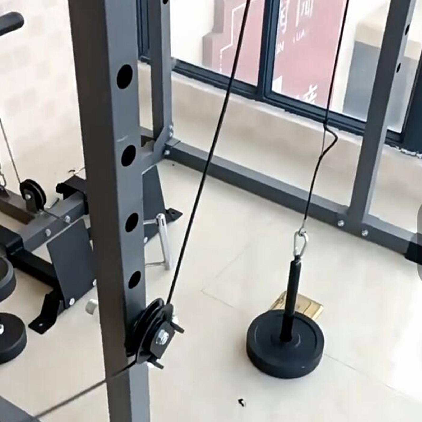 Gym Pulley Block Fixed Pulley  - Home Gym Equipment Diy avaliação e preço