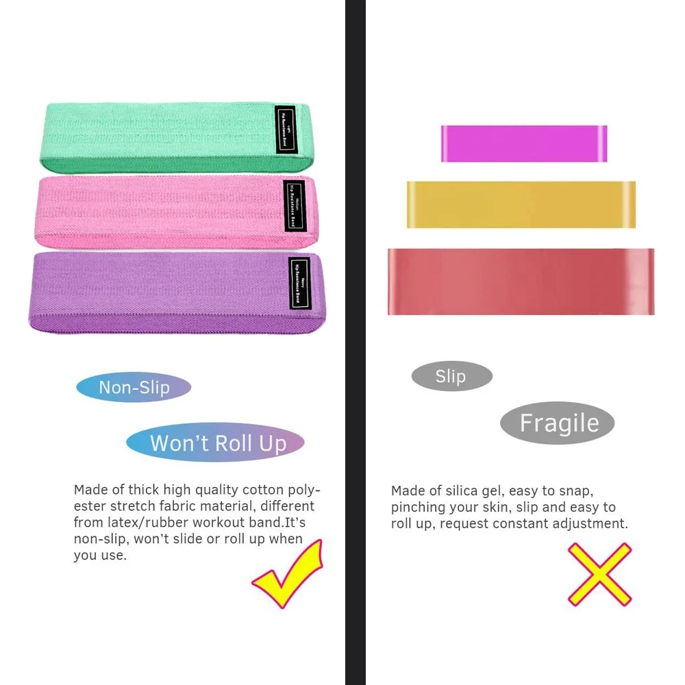 1/2/3PCS Elastic Bands Fitness - Home Gym Organization avaliação e preço
