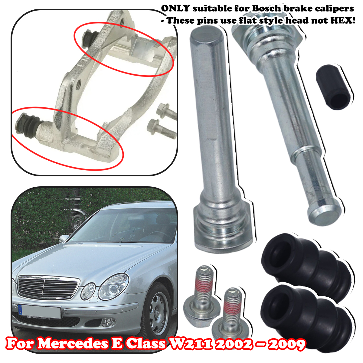 For Mercedes-Benz E Class W211 - Gliding Disc Slider avaliação e preço