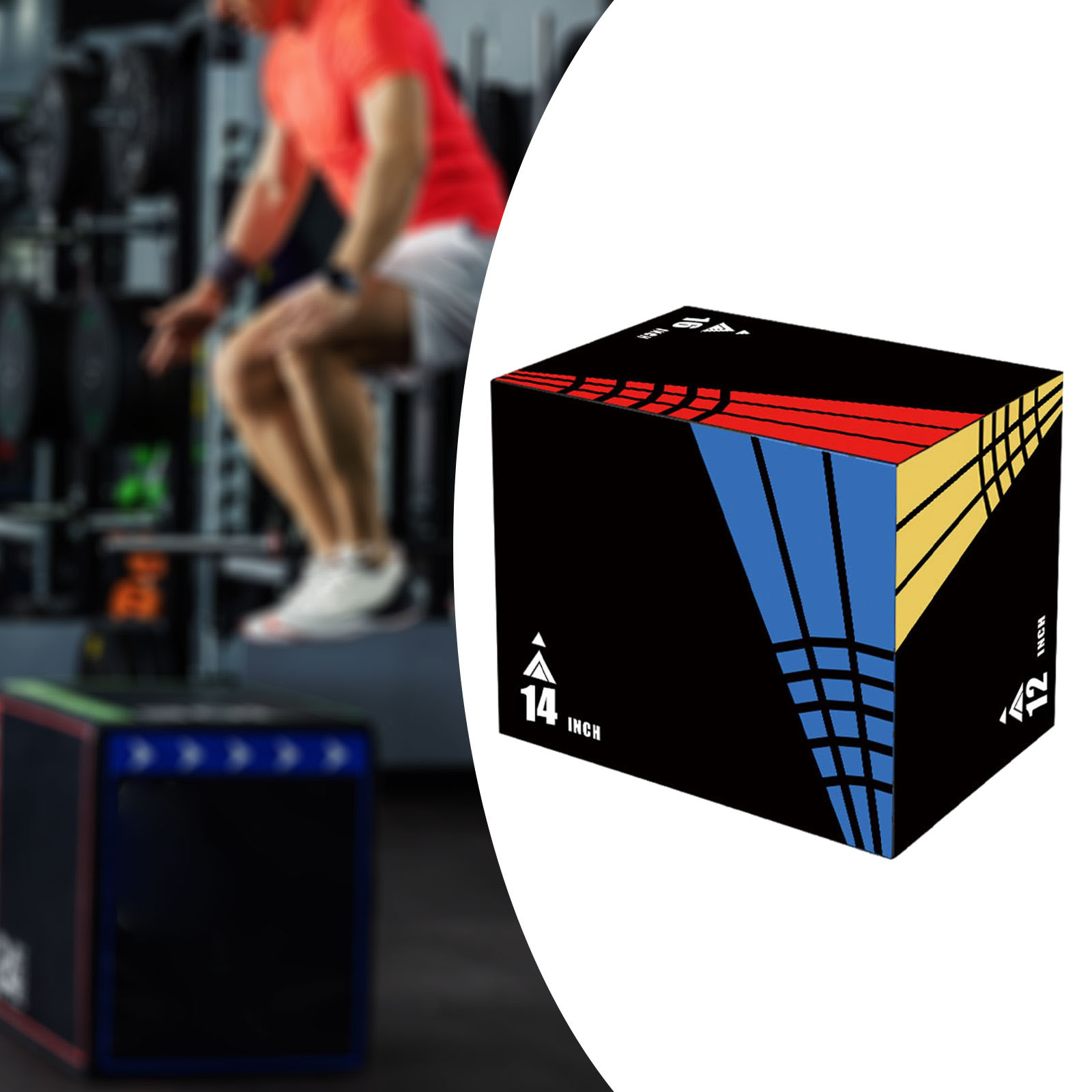 3-in-1Jump Box Plyometric Box  - Home Gym Technogym avaliação e preço