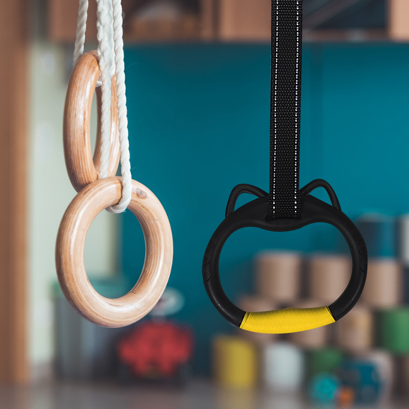 1 set 1 Set Gymnastics Rings F - Home Gym Technogym avaliação e preço