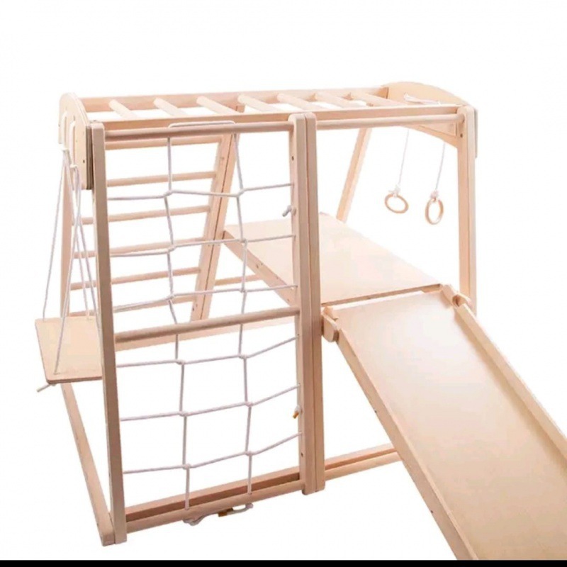Indoor Playground Montessori B - Gymnastic Rings Wooden avaliação e preço