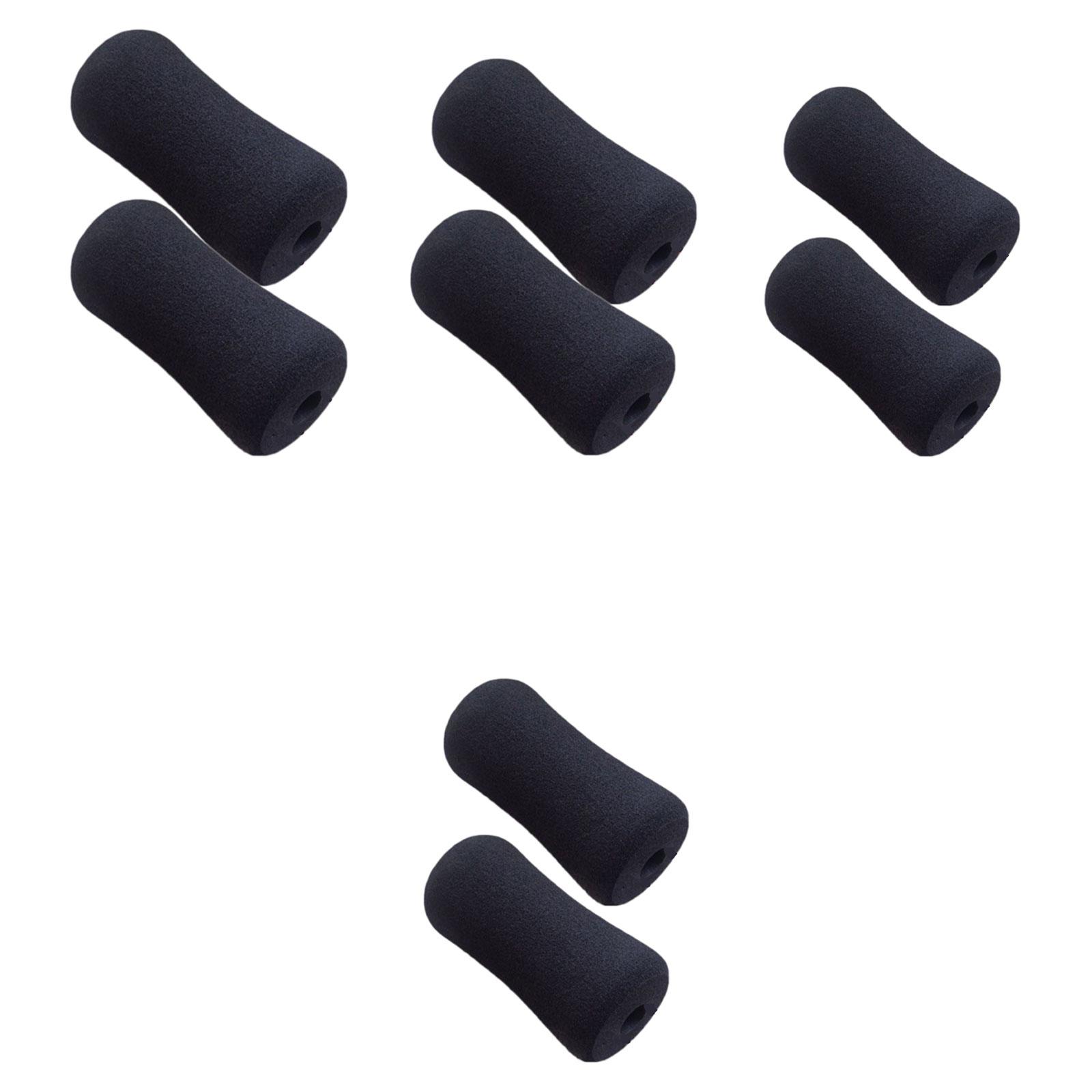 2 Pieces Foam Foot Pad Rollers - Home Gym Leg Extension Machine avaliação e preço