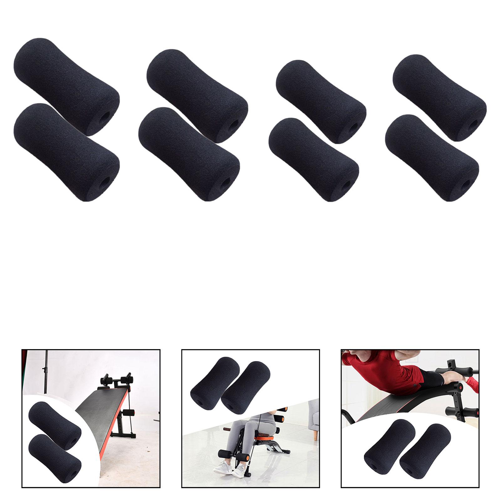 2 Pieces Foam Foot Pad Rollers - Home Gym Leg Extension Machine avaliação e preço