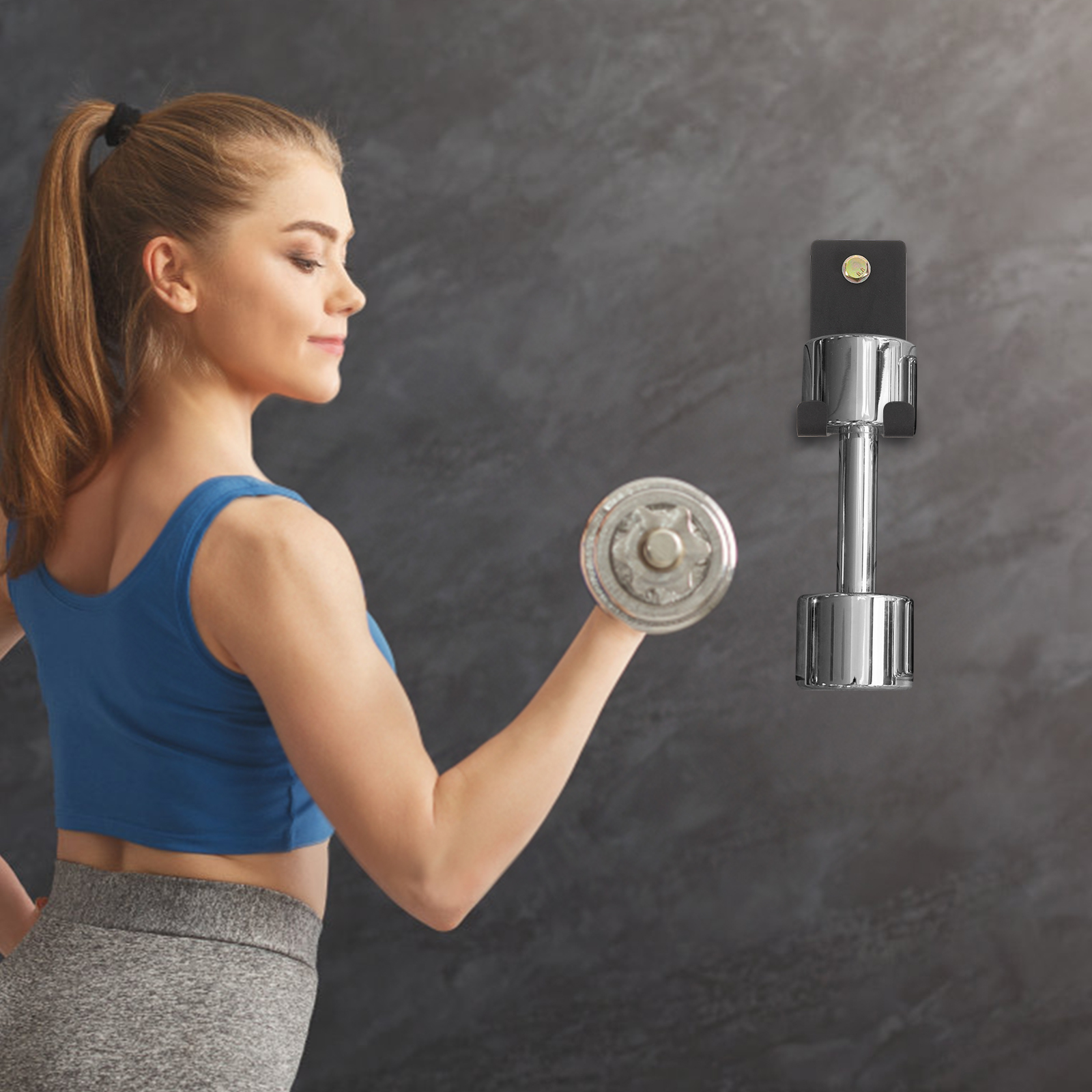 Durable Steel Barbell Rack Hou - Home Gym Organization avaliação e preço