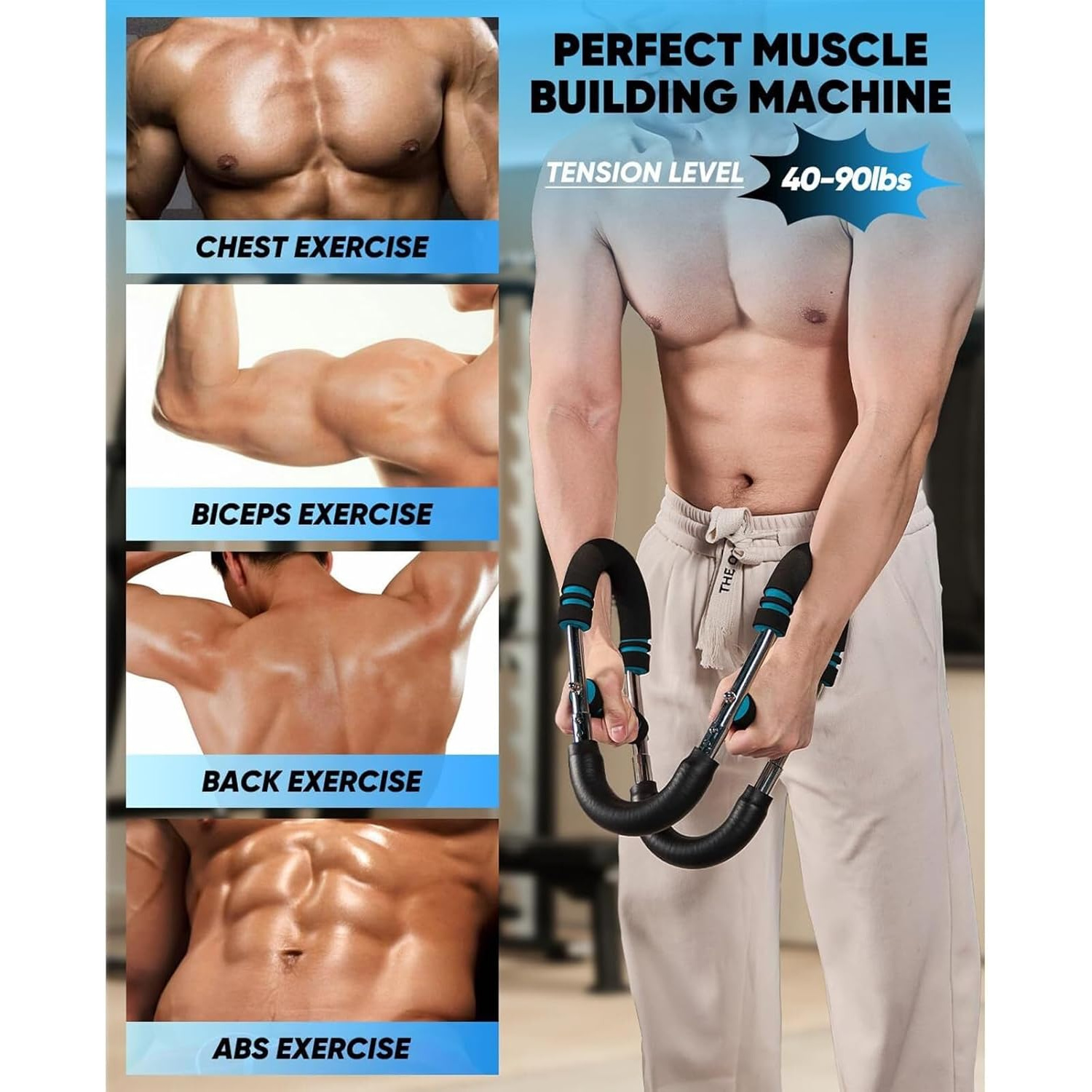 3-Position Twister Arm Trainer - Home Gym Upper Body Workout avaliação e preço
