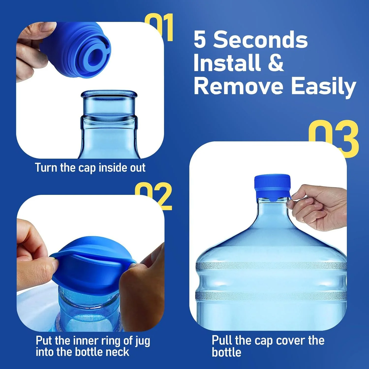 5 Pack 3.5 Gallon Water Jug Ca - Home Gym Kettler avaliação e preço