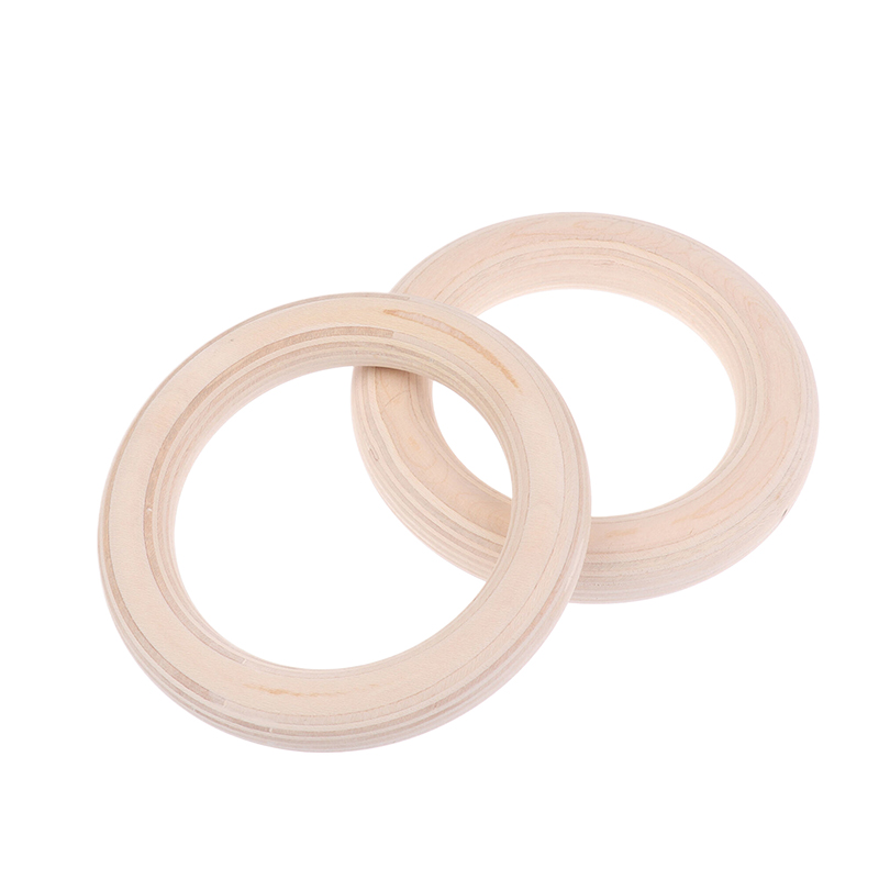 2Pcs/Pairs Portable Crossfit G - Gymnastic Rings Wooden avaliação e preço