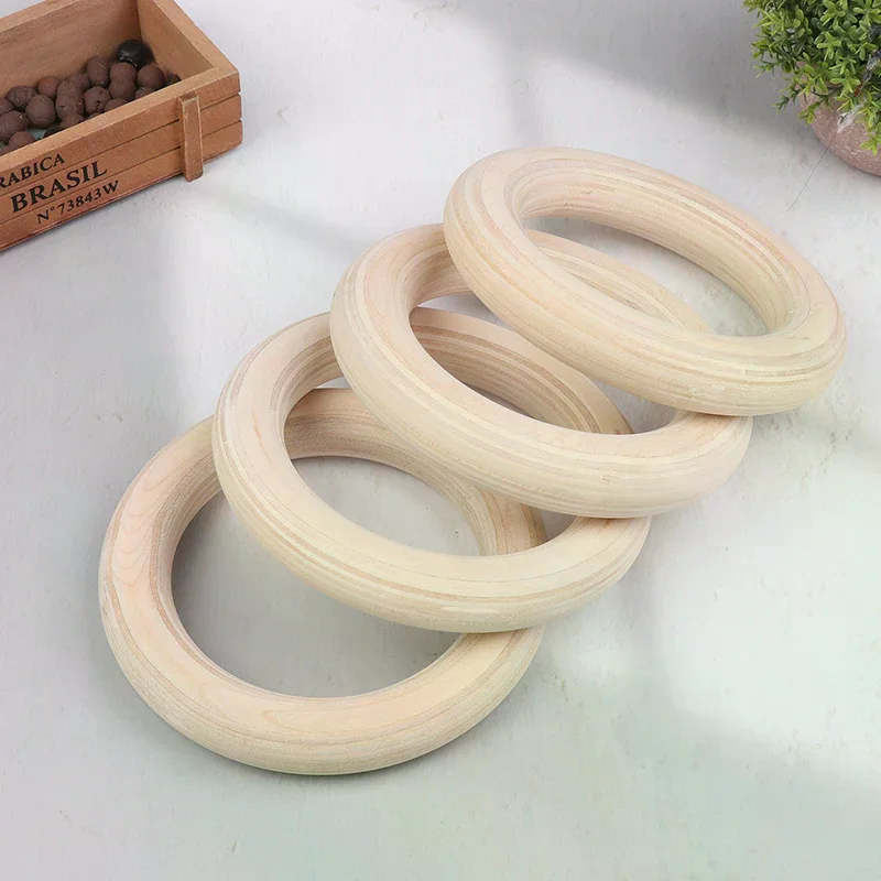 2Pcs/Pairs Wooden Ring Portabl - Gymnastic Rings Wooden avaliação e preço