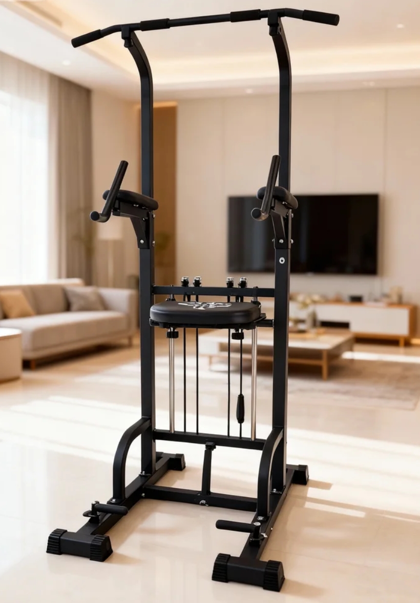 Power Tower Pull-Up Dip Statio - Home Gym Organization avaliação e preço