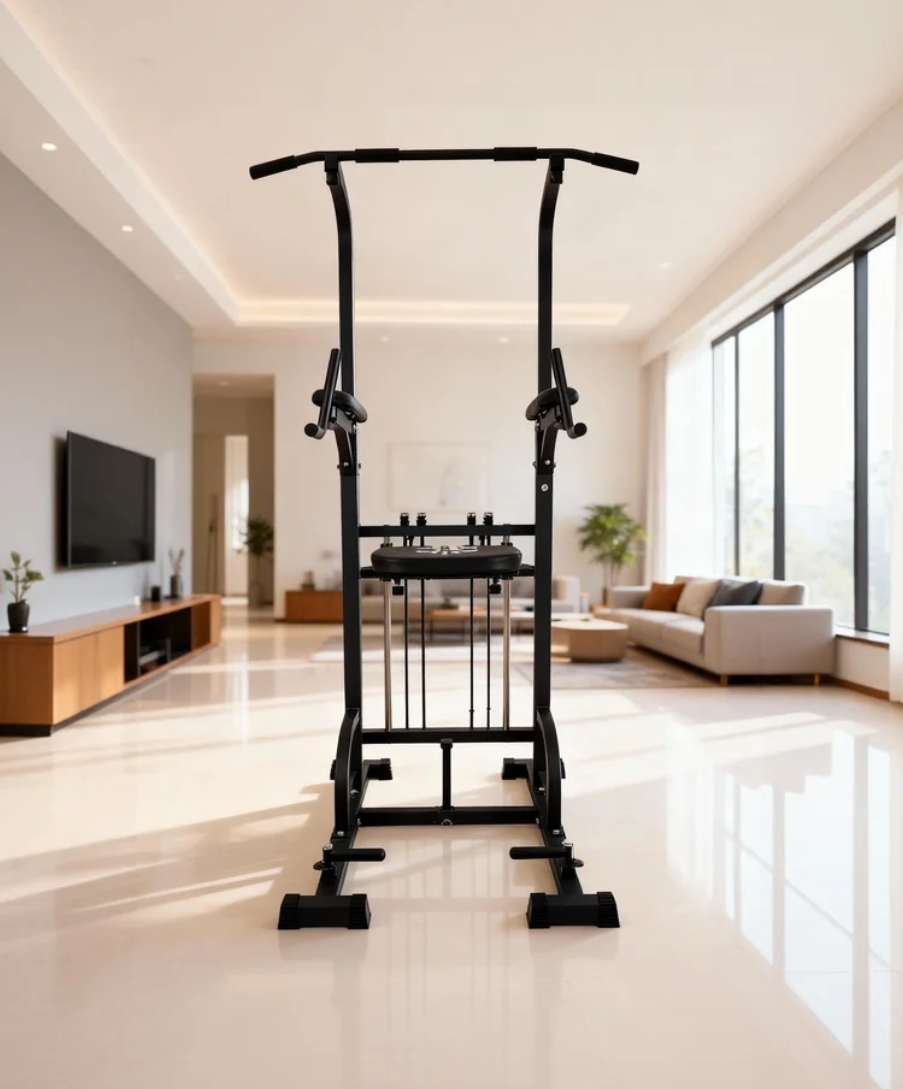 Power Tower Pull-Up Dip Statio - Home Gym Organization avaliação e preço