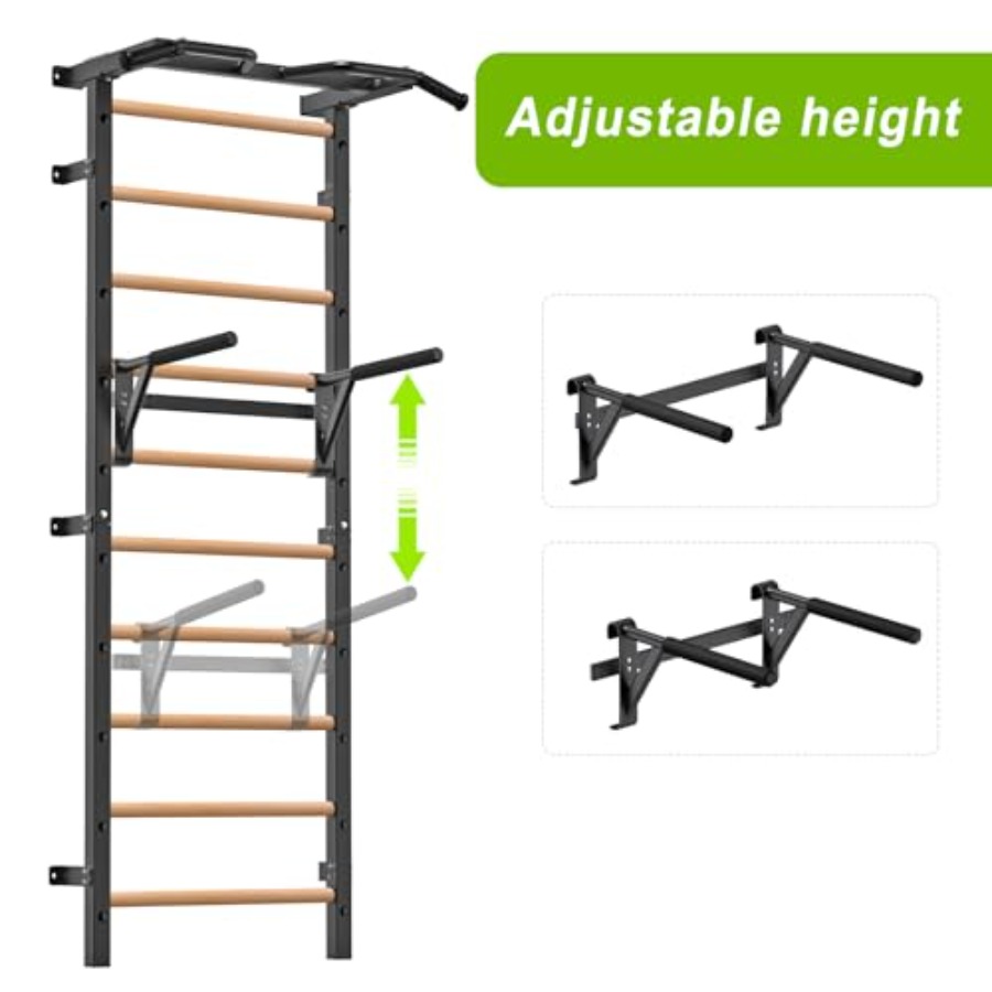 Wall Mounted Gymnastic Stall B - Home Gym Wall Mounted avaliação e preço