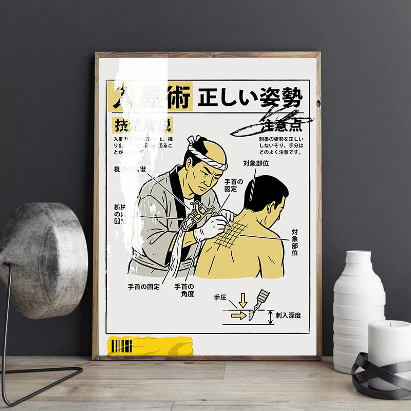 Ink Style Japanese Tattooing T - Home Gym Japan avaliação e preço