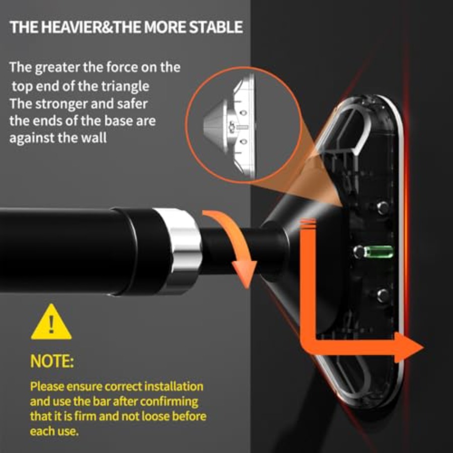 Door Pull Up Bar Doorway Frame - Home Gym Upper Body Workout avaliação e preço