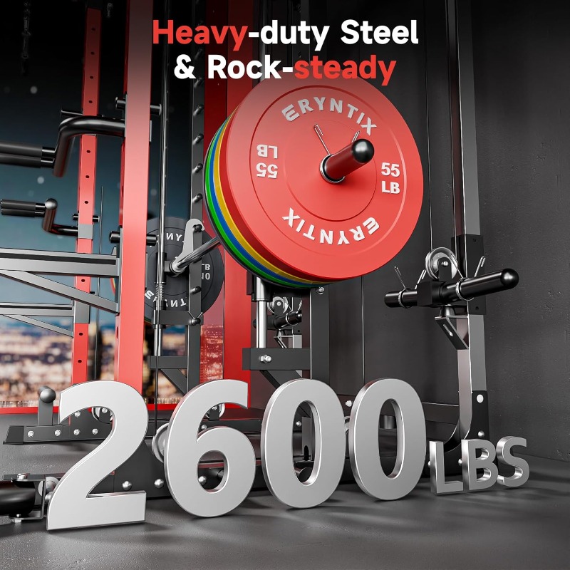 Smith Machine, 2600 LBS Capaci - Home Gym One Machine avaliação e preço