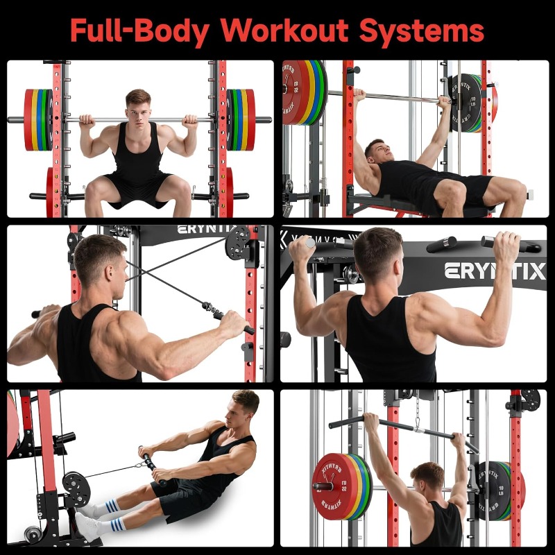 Smith Machine, 2600 LBS Capaci - Home Gym One Machine avaliação e preço
