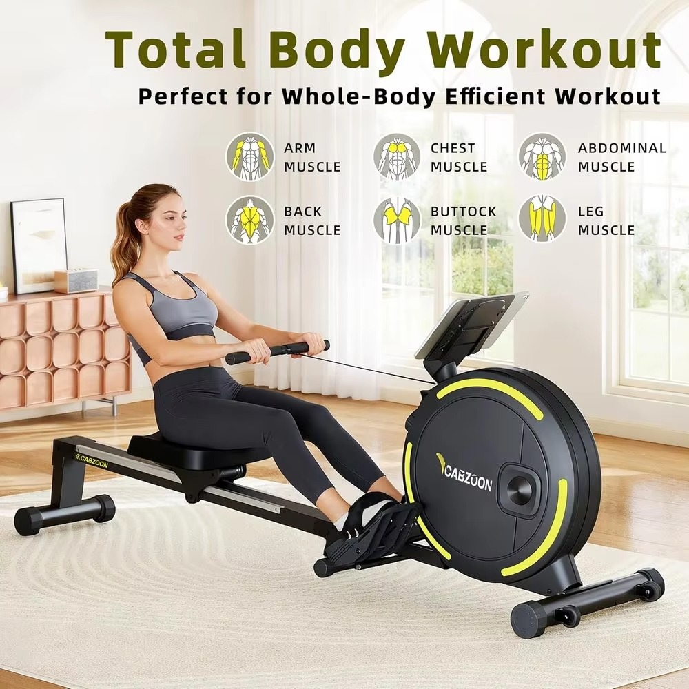 Silent Magnetic Rowing Machine - Home Gym Rowing Machine avaliação e preço