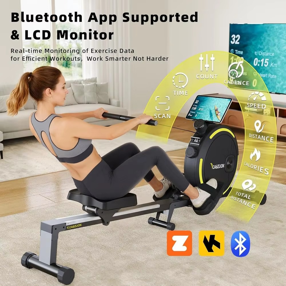 Silent Magnetic Rowing Machine - Home Gym Rowing Machine avaliação e preço