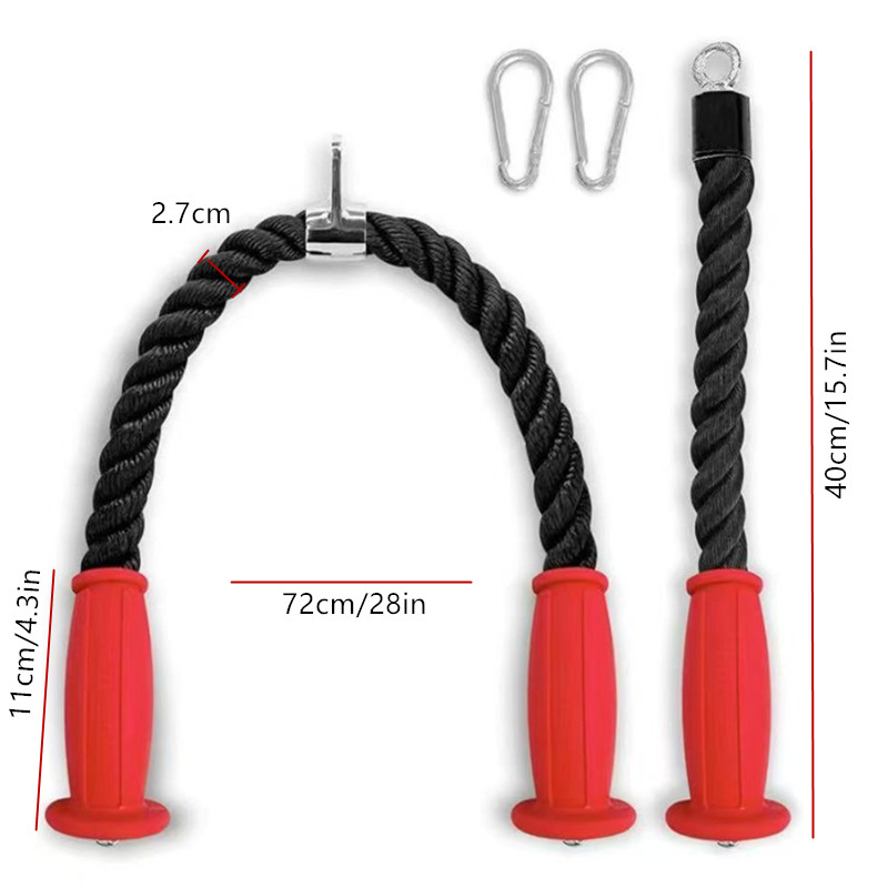 Ergonomic Tricep Ropes Non-Sli - Home Gym Technogym avaliação e preço