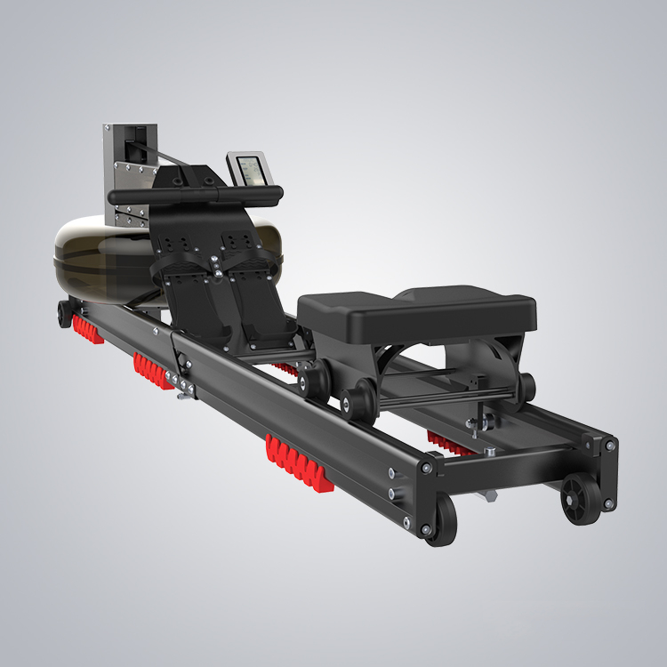 Water Rowing Machine Ergometer - Home Gym Upper Body Workout avaliação e preço