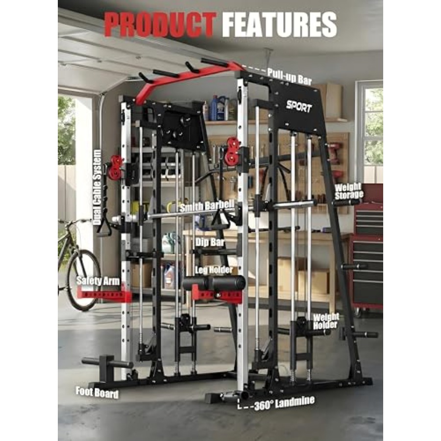 Smith Machine Home Gym All in  - Home Gym One Machine avaliação e preço