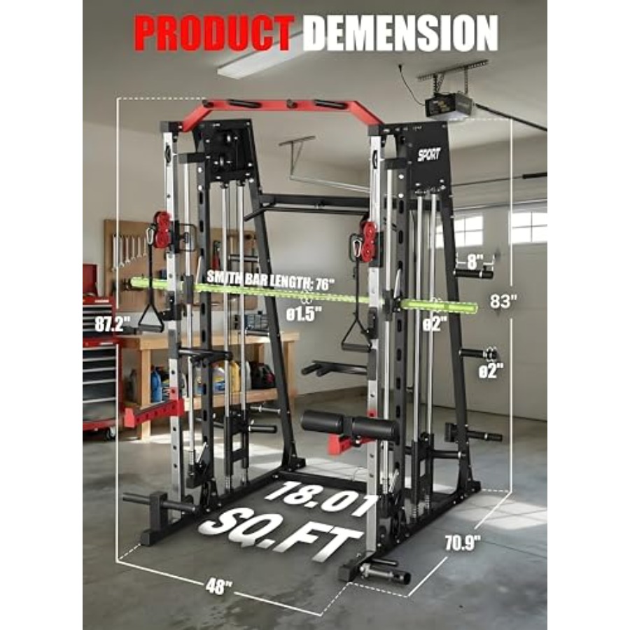 Smith Machine Home Gym All in  - Home Gym One Machine avaliação e preço