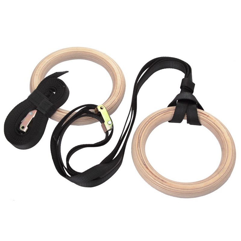 Fitness Gymnastic Rings with A - Gymnastic Rings Wooden avaliação e preço