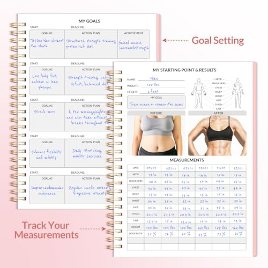 Fitness Journal Workout Planne - Home Gym Essentials avaliação e preço