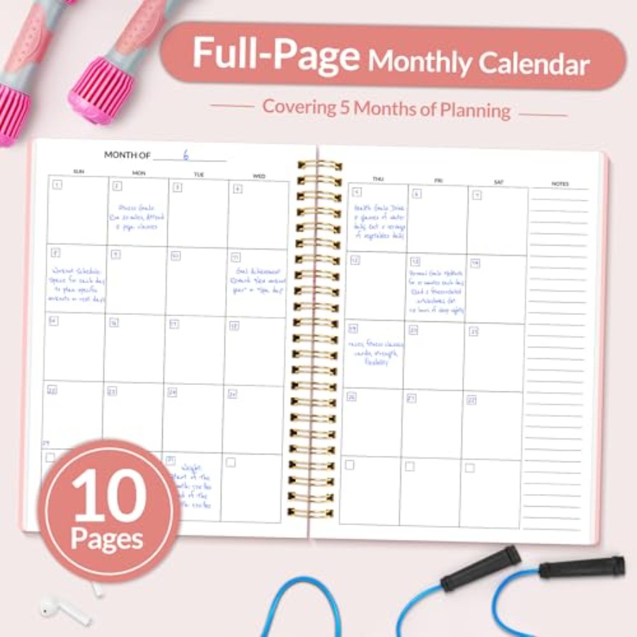 Fitness Journal Workout Planne - Home Gym Essentials avaliação e preço