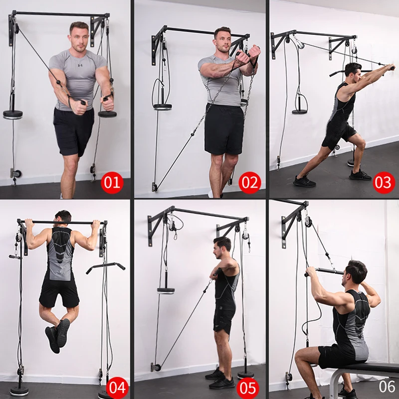 Wall Mounted DIY Fitness Pulle - Home Gym Equipment Diy avaliação e preço