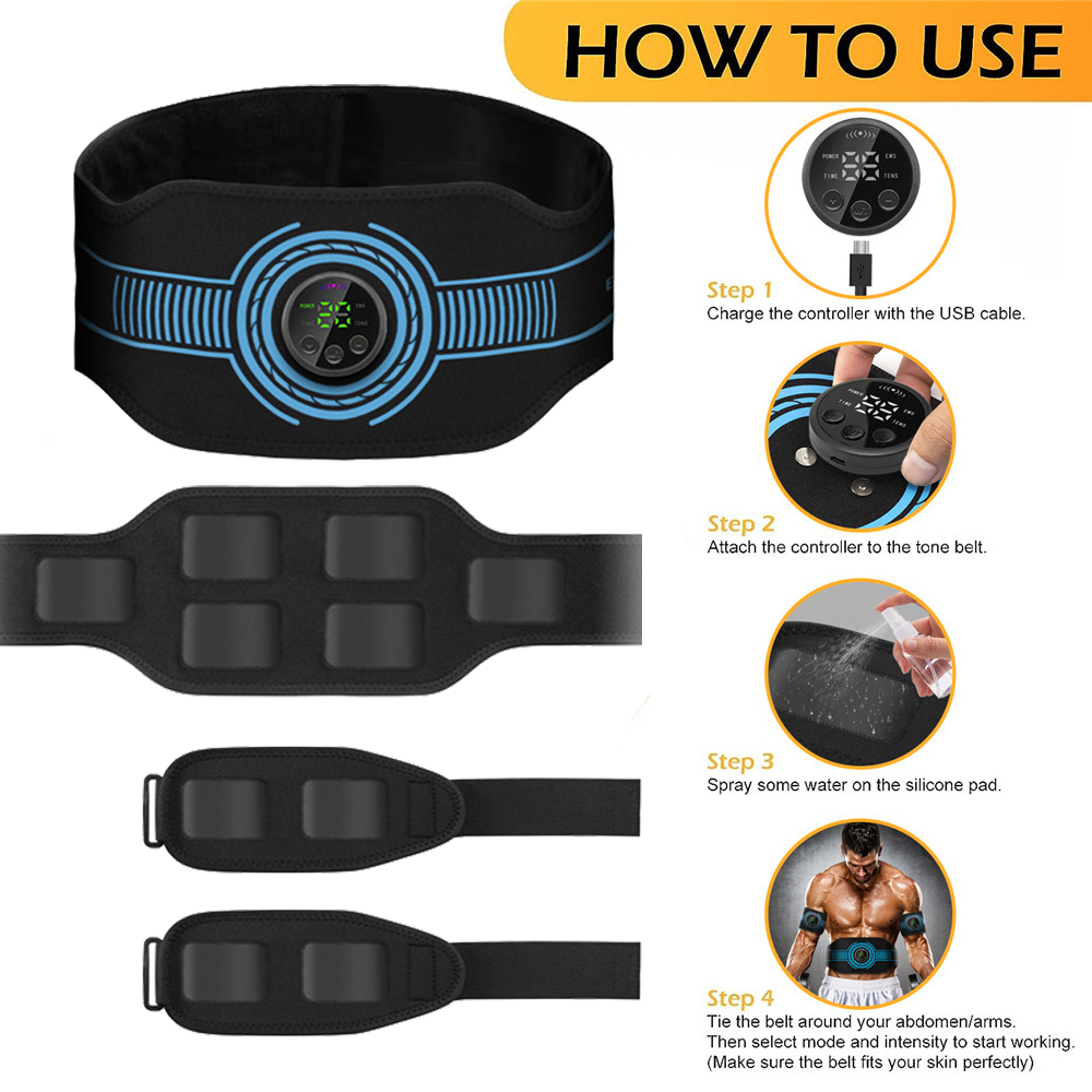 USB Rechargeable Abdominal Mus - Home Gym Essentials avaliação e preço