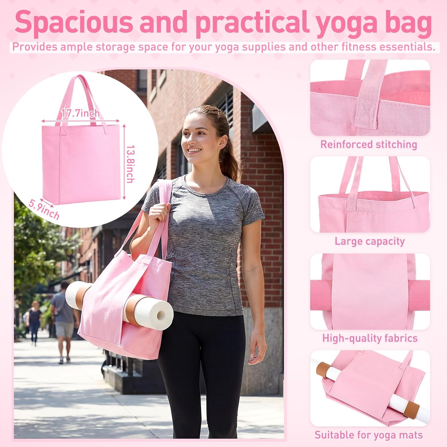11 Pcs Pink Yoga Accessories S - Home Gym Essentials avaliação e preço