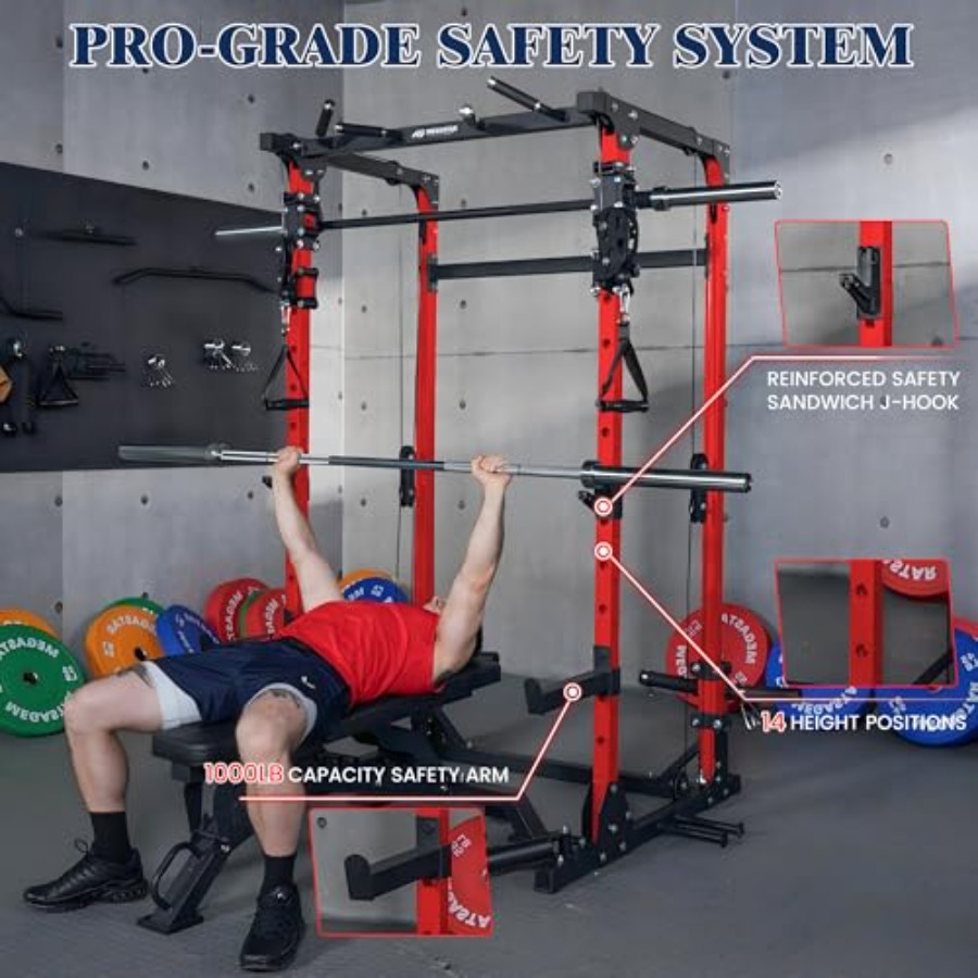 Smith Machine 5 in 1 Heavy-Dut - Home Gym One Machine avaliação e preço