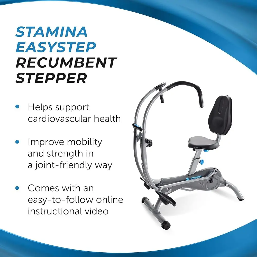 Fitness Stepper Machine with M - Home Gym Upper Body Workout avaliação e preço