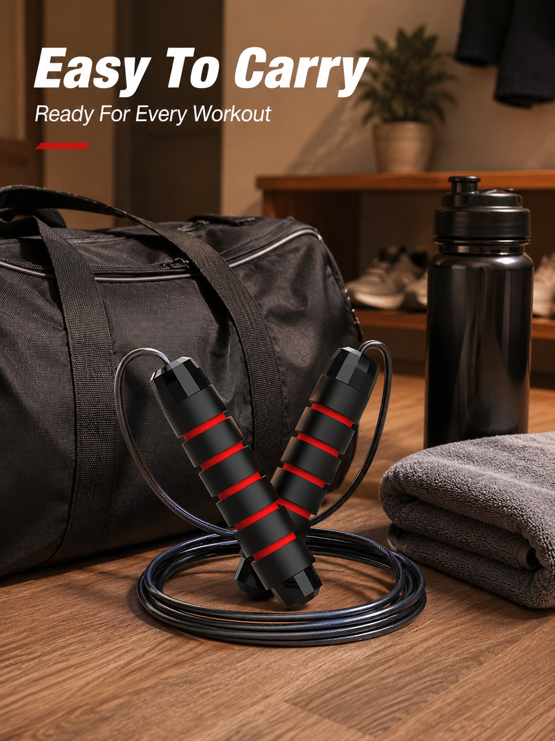 Steel Wire Speed Jump Rope, Ad - Speed Parachute Sprint avaliação e preço