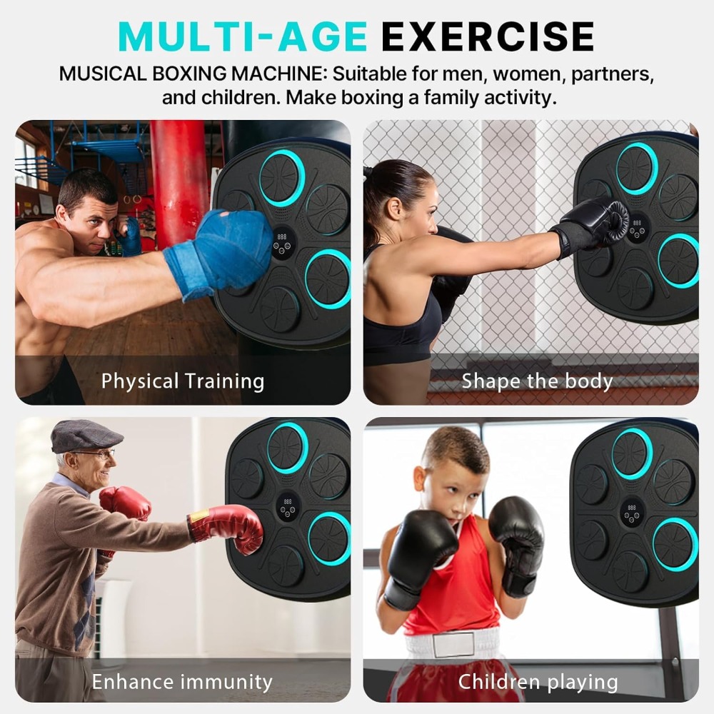 Bluetooth Music Boxing Machine - Home Gym Wall Mounted avaliação e preço