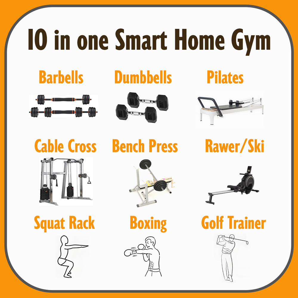 Latest AM9 All In One Smart Ho - Home Gym One Machine avaliação e preço