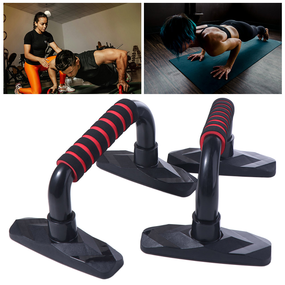 2Pcs Ergonomic Push Up Bar Adj - Home Gym Technogym avaliação e preço